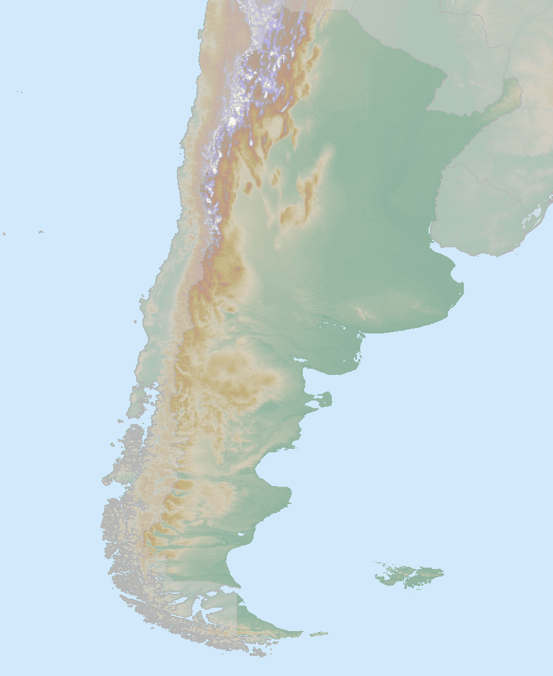 Itinerary map for Argentina 'Andean Circle' holiday