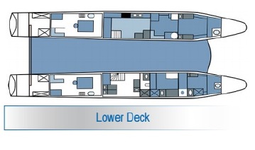 Galapagos Seaman Journey deck Lower Deck