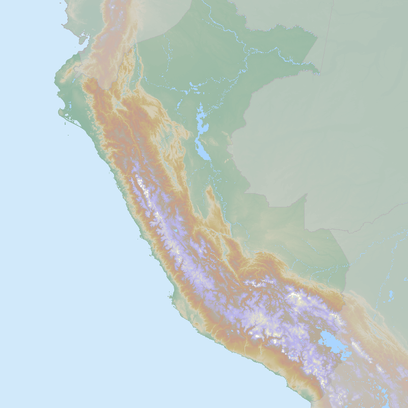 Itinerary map for Peru 'Peru Birds and Culture' holiday