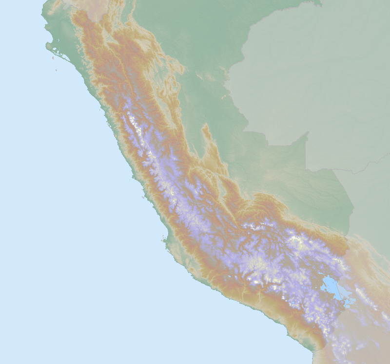 Itinerary map for Peru 'A Month in Peru' holiday