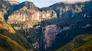 World's tallest waterfall - nearly