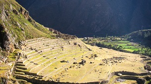 Incan sites along the trail