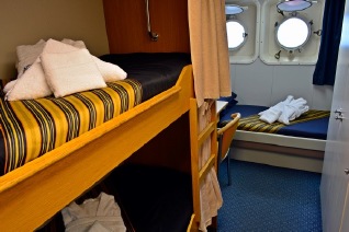 Akademik Sergey Vavilov cabin Main deck triple cabin (shared washroom)