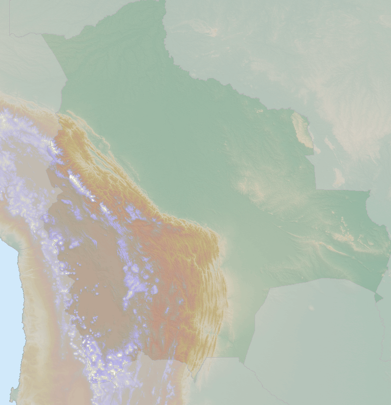 Itinerary map for Bolivia 'Bolivian Explorer' holiday