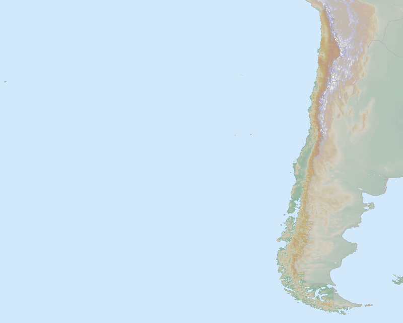 Route map for Chile 'Atacama, Patagonia, Easter Island and the Uyuni salt flats' holiday