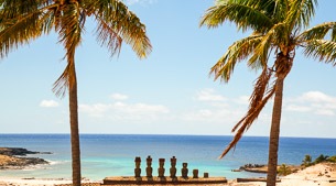 Landing site of original Polynesian chief