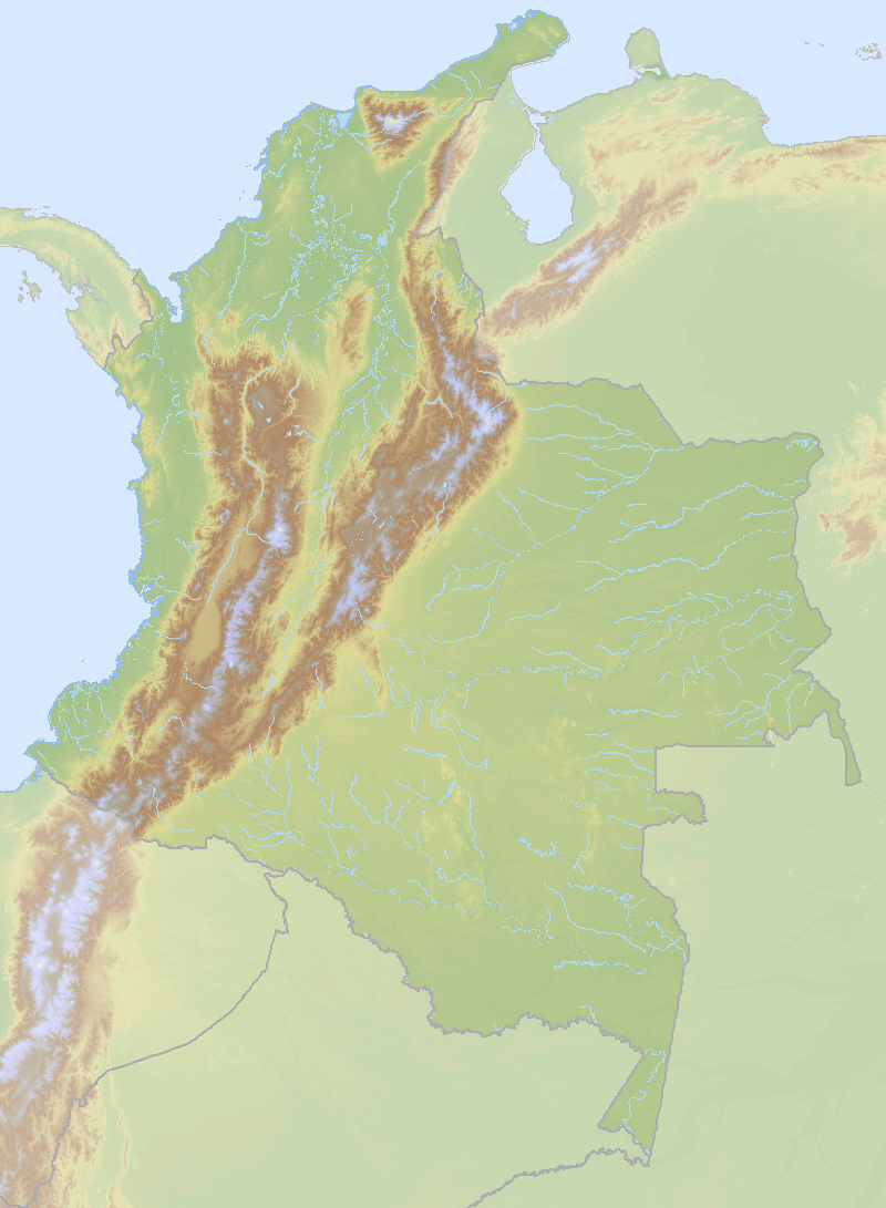 Itinerary map for Colombia 'Just a Week in Colombia' holiday