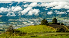 Vistas, volcanoes and villages