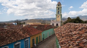 Colourful and lively colonial town