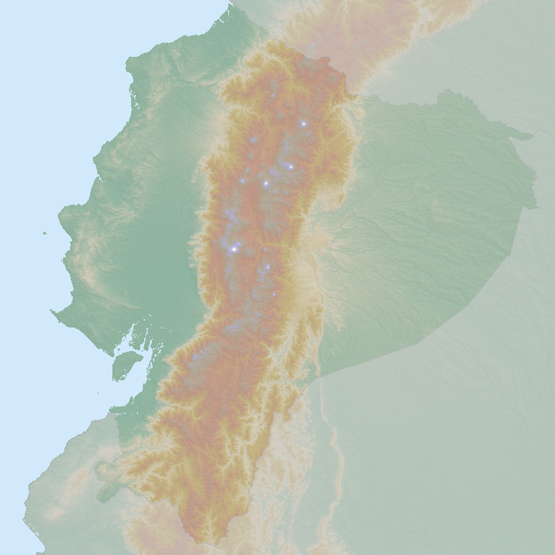 Itinerary map for Ecuador & Galapagos 'Birds of Southern Ecuador' holiday