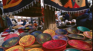 Colourful local markets