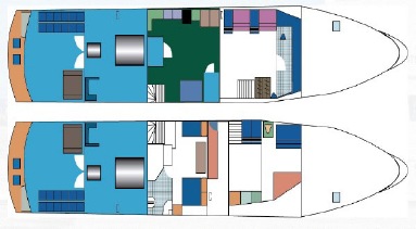 Archipell deck Lower deck