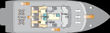 Galaven deck Upper deck