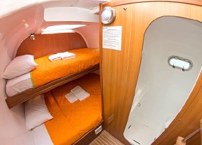 Nemo I cabin Double bed plus upper bunk