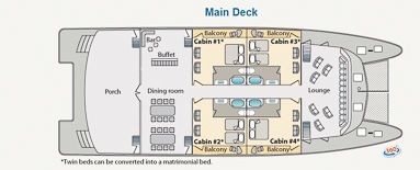 Ocean Spray deck Main Deck