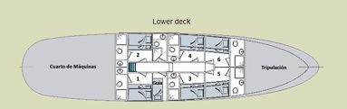Samba deck Lower Deck