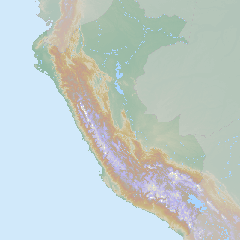 Itinerary map for Peru 'Peru Nature Explorer' holiday