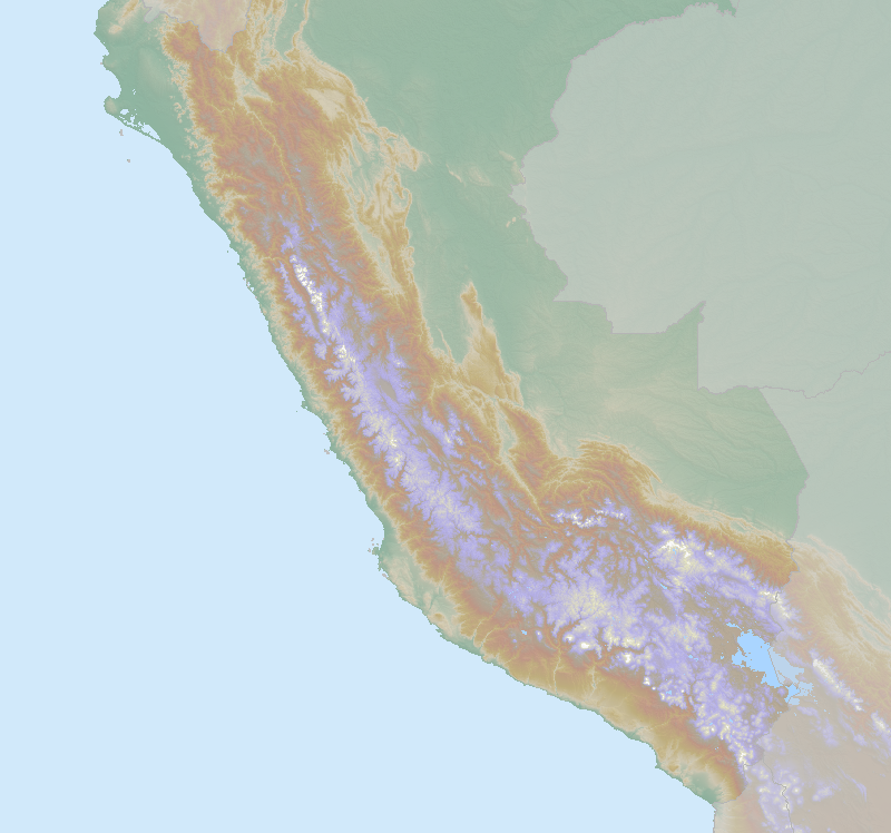 Itinerary map for Peru 'Peru in Our Winter' holiday